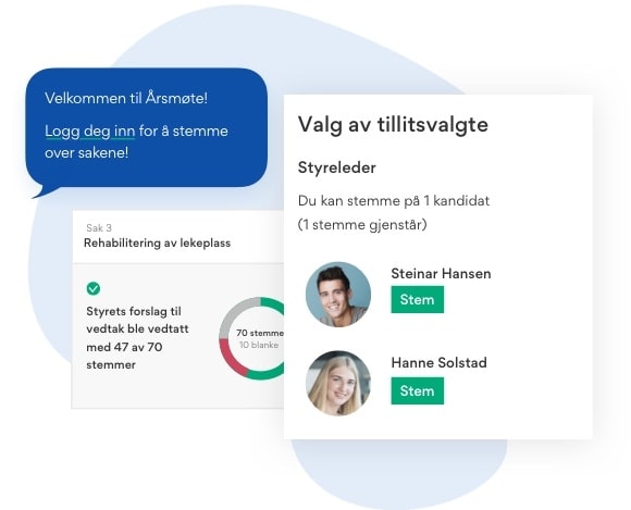 Illustrasjonsbilde av årsmøte på styrerommet.no